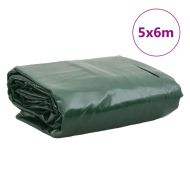 Брезент зелен 5x6 м 650 г/м²