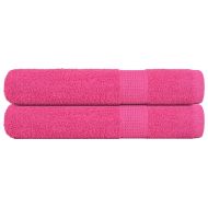 Кърпи FROGN 2 бр. Розови 100x200 см 360 г/м²