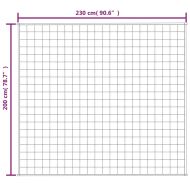 Утежнено одеяло синьо 200x230 см 9 кг плат