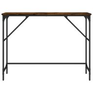 Конзолна маса, опушен дъб, 100x32x75 см, инженерно дърво