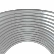 Градинска повдигната леха поцинкована стомана сиво