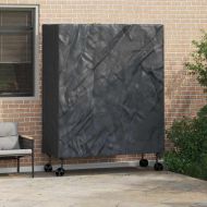 Покривало за пинг-понг маса Черно 165 х 70 х 185 см текстил