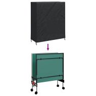 Покривало за пинг-понг маса Черно 165 х 70 х 185 см текстил