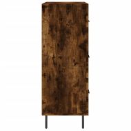 Сайдборд, опушен дъб, 69,5x34x90 см, инженерно дърво