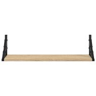 Стенни рафтове 2 бр сонома дъб 60x15x15,5 см