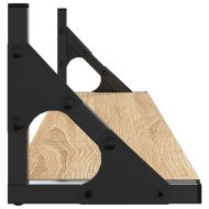 Стенни рафтове 2 бр сонома дъб 60x15x15,5 см
