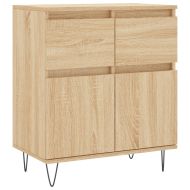 Сайдборд, дъб сонома, 60x35x70 см, инженерно дърво