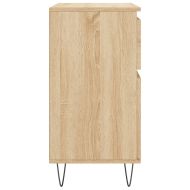Сайдборд, дъб сонома, 60x35x70 см, инженерно дърво