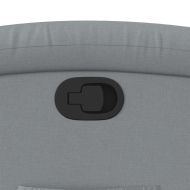 Фотьойл с регулируема облегалка, светлосив, плат