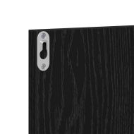 Комплект мебели за антре 3 pcs Черен дъб 80 x 31 x 40 см