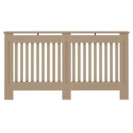 Калъф за радиатор 2 pcs Естествен 152 x 19 x 81,5 см