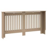 Калъф за радиатор 2 pcs Естествен 152 x 19 x 81,5 см