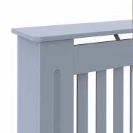 Калъф за радиатор 2 pcs Сив 172 x 19 x 81,5 см Инженерно дърво