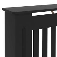Калъф за радиатор 2 pcs Черно 172 x 19 x 81,5 см