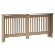 Калъф за радиатор 2 pcs Естествен 172 x 19 x 81,5 см
