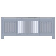 Калъф за радиатор 2 pcs Сив 205 x 20,5 x 81,5 см