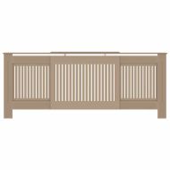 Калъф за радиатор 2 pcs Естествен 205 x 20,5 x 81,5 см