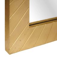Огледало за баня Монтиране на стена Златист 50 x 2,5 x 70 см