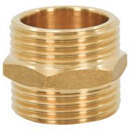 Смукателен маркуч с месингови съединители черен 1,1" 3 м PVC