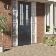 Фолиа за прозорци 4 бр матирано шарка цвете PVC