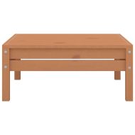 Градински лаундж комплект, 6 части, меденокафяв, бор масив