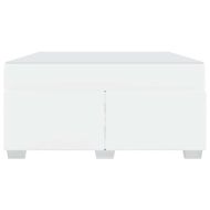 Рамка за легло с матрак Бяло 160 x 200 cm текстил