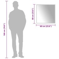 LED огледало за баня, 60x60 см