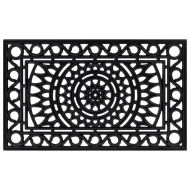 Изтривалка за врата правоъгълна 45x75 см гума