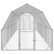 Пилешки бяг 2,5x10x2,25 m Поцинкована стомана