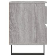 Нощно шкафче сив сонома 40x35x50 см инженерно дърво