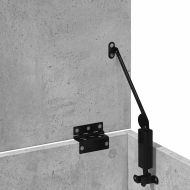 Кутия за съхранение, бетонно сив, 102x35x35 см, инженерно дърво