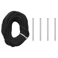 Коледна елха светещ конус 275 LED студено бяло 180 см