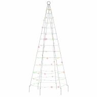 LED коледна елха 200 LED цветни 180 см