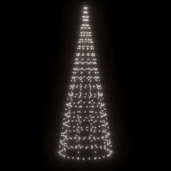 LED коледна елха 550 LED студено бяло 300 см