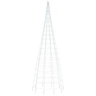LED коледна елха 550 LED студено бяло 300 см