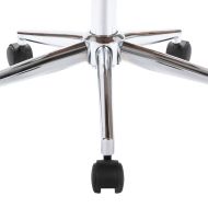 Въртящи се трапезни столове, 2 бр, черни, изкуствена кожа