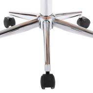 Въртящи се трапезни столове, 2 бр, кремави, изкуствена кожа