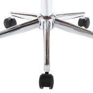 Въртящи се трапезни столове, 4 бр, сиви, текстил