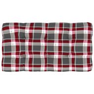 Градинска палетен среден диван бял импрегнирано борово дърво