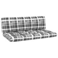 Градинска палетен среден диван бял импрегнирано борово дърво