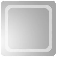 LED огледало за баня, 50x50 см