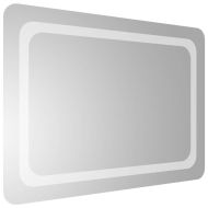 LED огледало за баня, 70x50 см