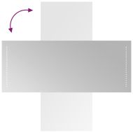 LED огледало за баня, 40x100 см