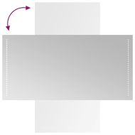 LED огледало за баня, 50x100 см