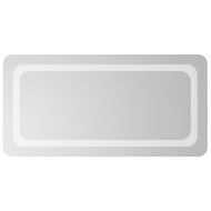 LED огледало за баня, 40x80 см