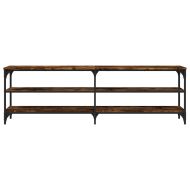 ТВ шкаф, опушен дъб, 160x30x50 см, инженерно дърво