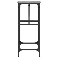 Конзолна маса, сив сонома, 75x32x75 см, инженерно дърво