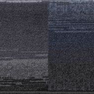 Самозалепващи стелки за стълби, 5 бр, 65x21x4 см, черно и сиво