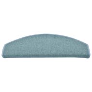 Изтривалки за стълби, 15 бр., 65x24x4 см, морско сини, полукръгли, големи