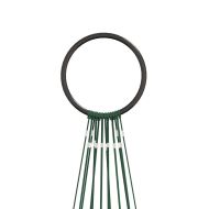 Коледна елха на флагщок, топло бяло, 732 LED, 500 см